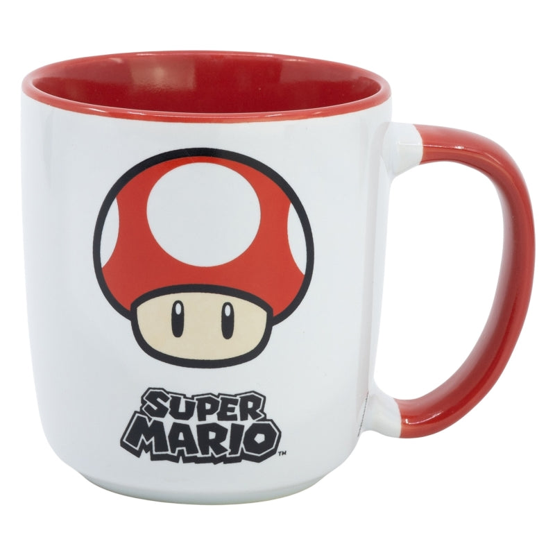 TAZA CERAMICA ELITE 380 ML EN CAJA REGALO SUPER MARIO - Imagen 1