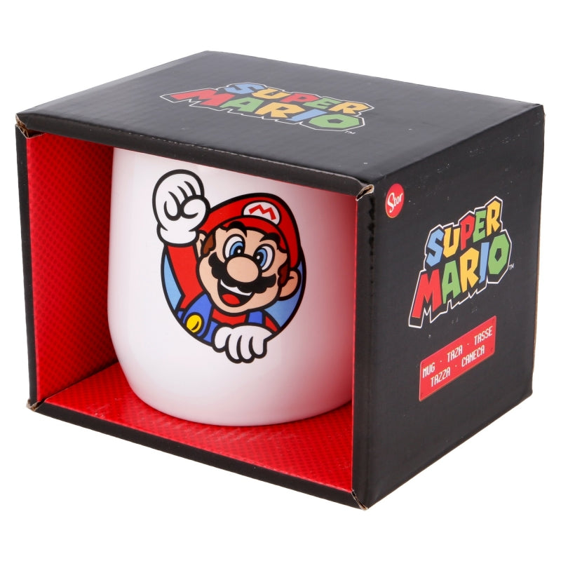 TAZA CERAMICA NOVA 360 ML EN CAJA REGALO SUPER MARIO YOUNG ADULT - Imagen 1