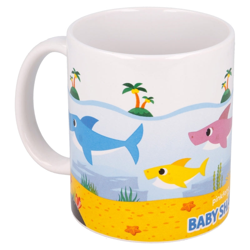 TAZA CERAMICA SB 325 ML EN CAJA BABY SHARK - Imagen 2