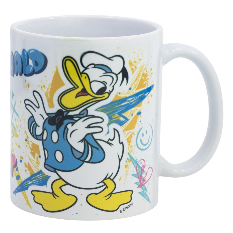 TAZA CERAMICA SB 325 ML EN CAJA DONALD DAISY GRAFFITI - Imagen 1
