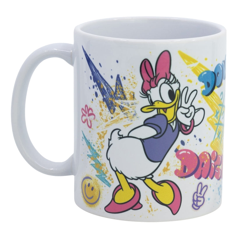 TAZA CERAMICA SB 325 ML EN CAJA DONALD DAISY GRAFFITI - Imagen 2
