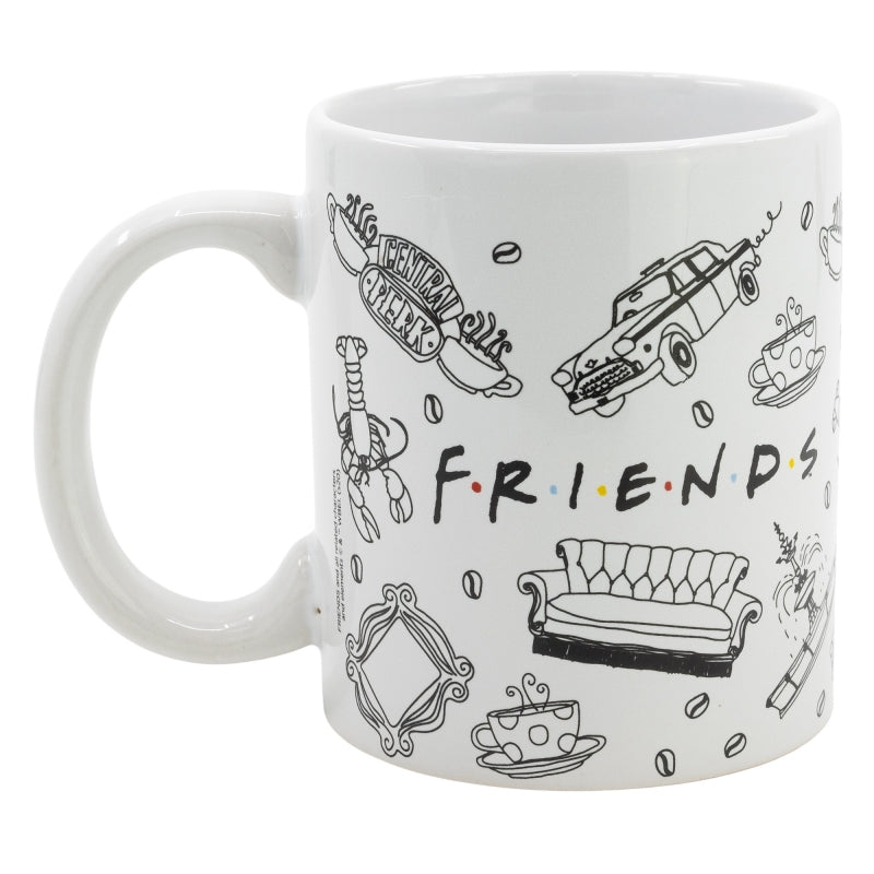 TAZA CERAMICA SB 325 ML EN CAJA FRIENDS - Imagen 2