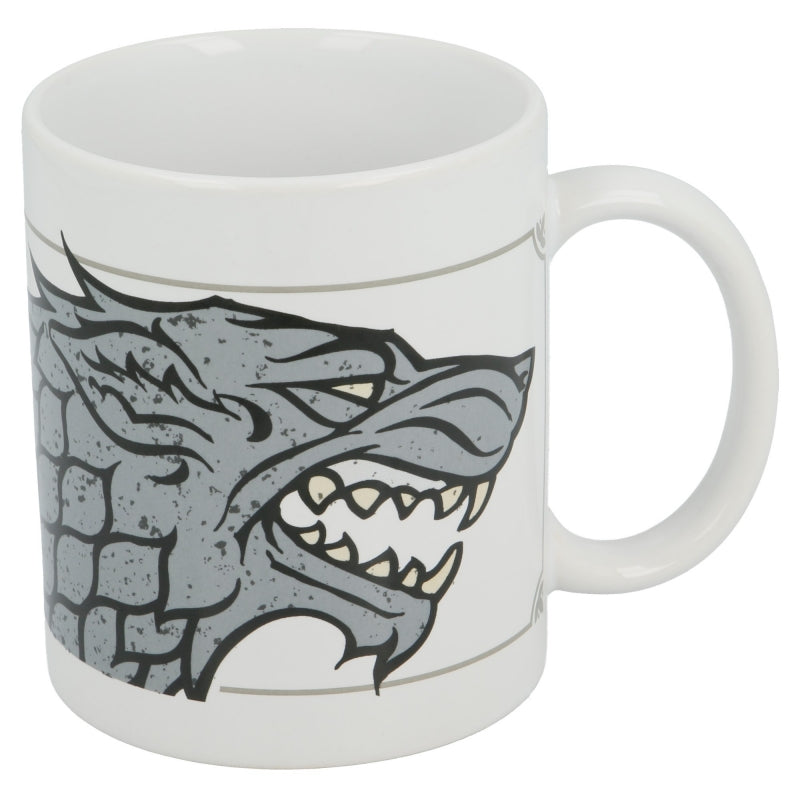 TAZA CERAMICA SB 325 ML EN CAJA GAME OF THRONES STARK - Imagen 2