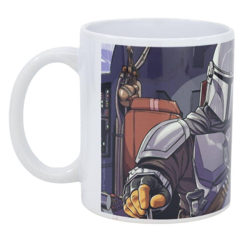 TAZA CERAMICA SB 325 ML EN CAJA MANDALORIAN - Imagen 1