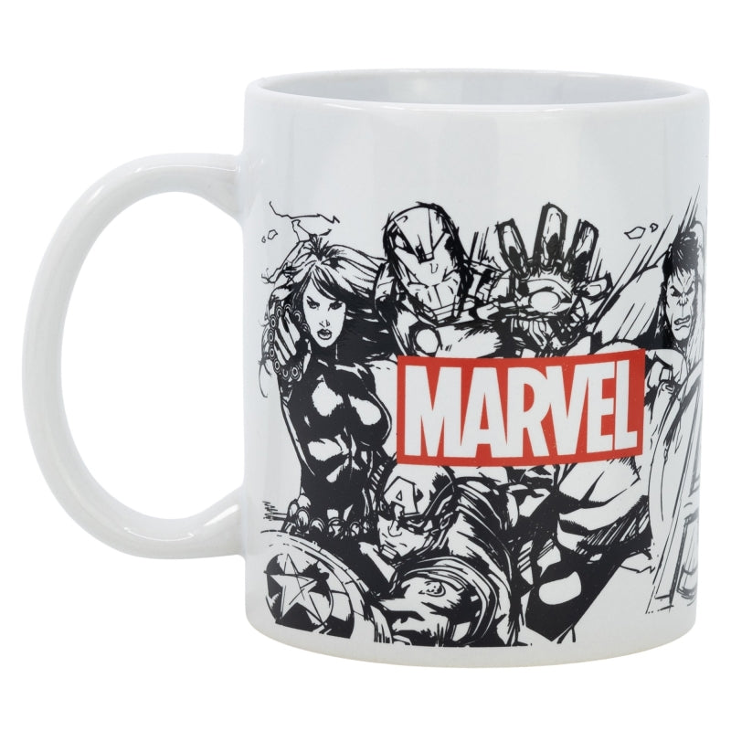 TAZA CERAMICA SB 325 ML EN CAJA MARVEL PATTERN - Imagen 2