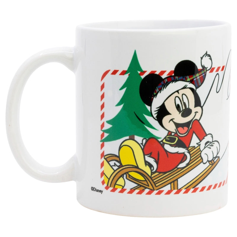 TAZA CERAMICA SB 325 ML EN CAJA MICKEY CHRISTMAS DNLS - Imagen 1