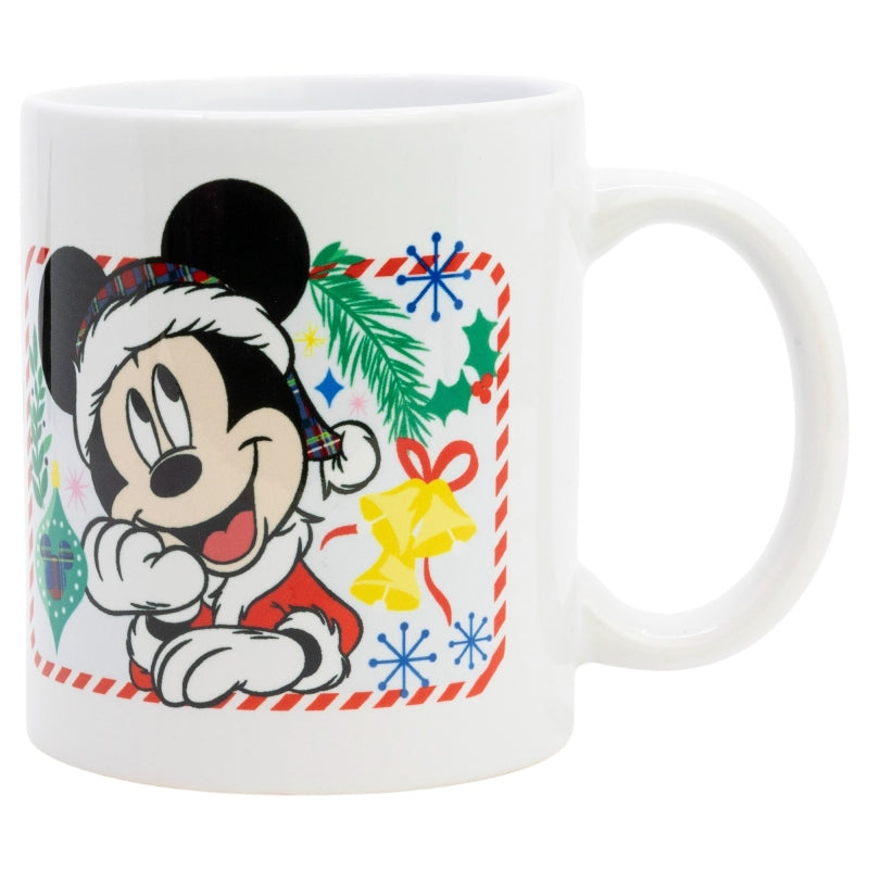 TAZA CERAMICA SB 325 ML EN CAJA MICKEY CHRISTMAS DNLS - Imagen 1