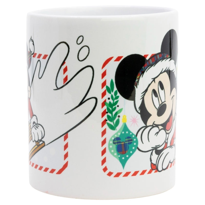 TAZA CERAMICA SB 325 ML EN CAJA MICKEY CHRISTMAS DNLS - Imagen 2