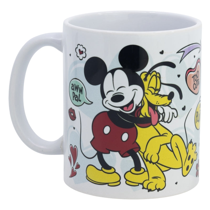 TAZA CERAMICA SB 325 ML EN CAJA MICKEY PLUTO FRIENDS - Imagen 2