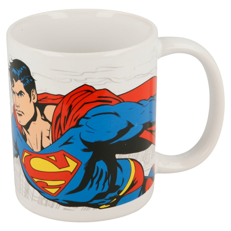 TAZA CERAMICA SB 325 ML EN CAJA SUPERMAN CITY - Imagen 1