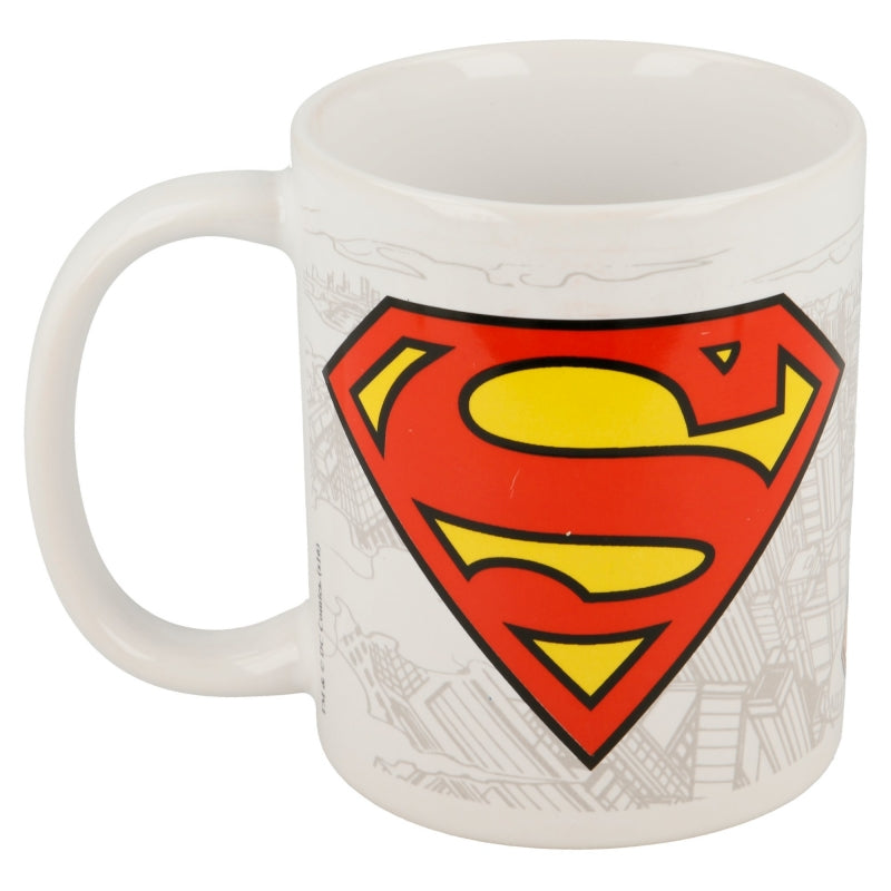 TAZA CERAMICA SB 325 ML EN CAJA SUPERMAN CITY - Imagen 2