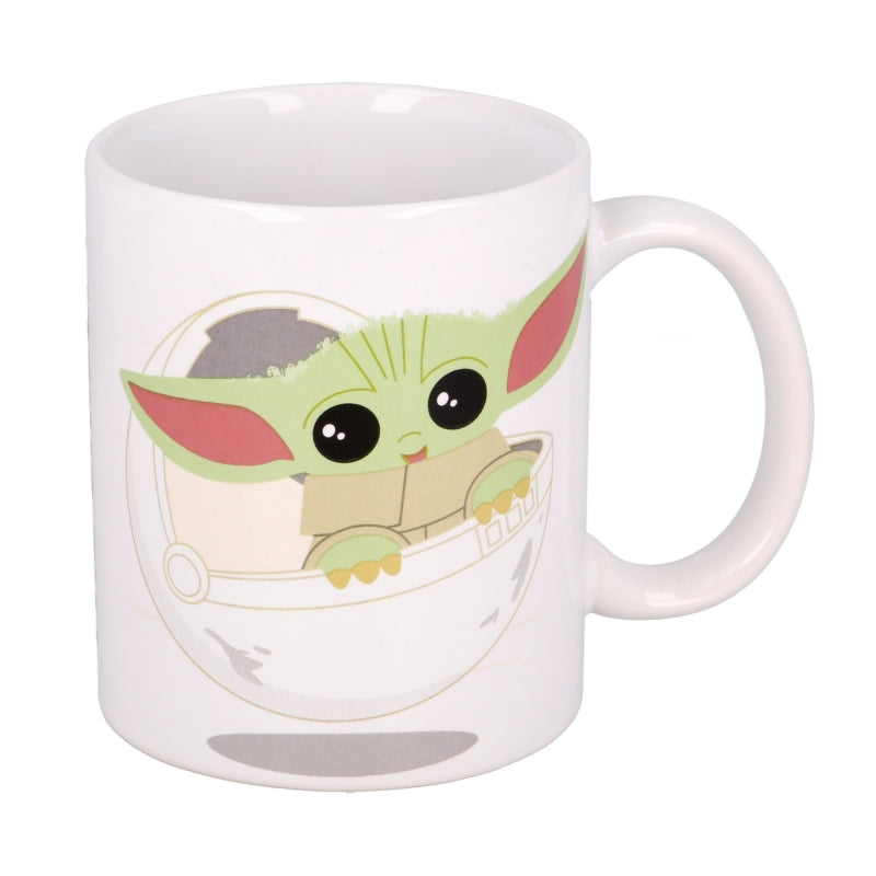 TAZA CERAMICA SB 325 ML EN CAJA THE CHILD MANDALORIAN SPEED - Imagen 1