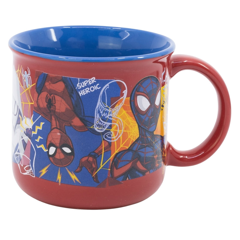 TAZA DE CERAMICA FULL DECO 355 ML EN CAJA REGALO SPIDERMAN - Imagen 1