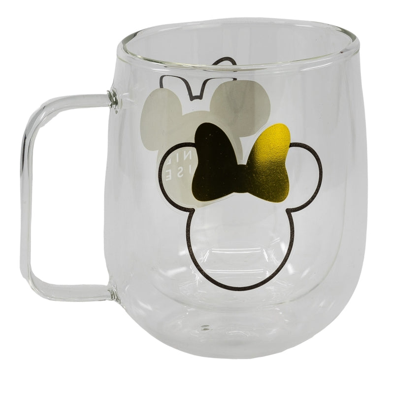 TAZA DE CRISTAL DE DOBLE PARED 290 ML MINNIE YOUNG ADULT - Imagen 2