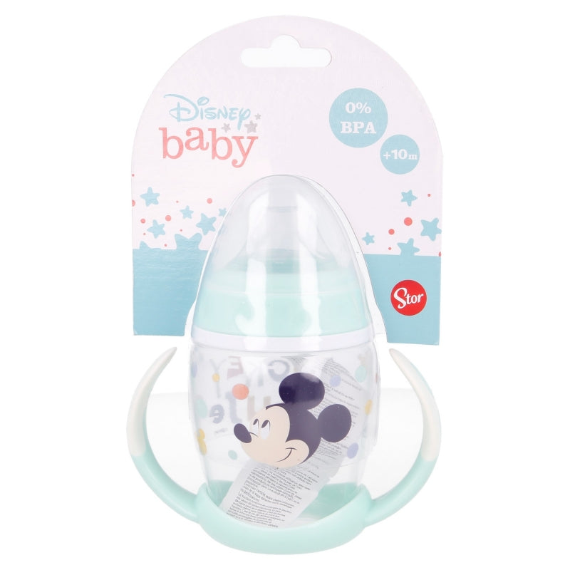 TAZA ENTRENAMIENTO FANCY 270 ML CON BOQUILLA DE SILICONA COOL LIKE MICKEY - Imagen 1