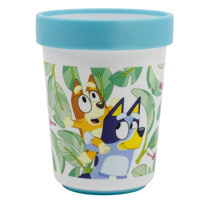 VASO ANTIDESLIZANTE PREMIUM BICOLOR 260 ML BLUEY - Imagen 2