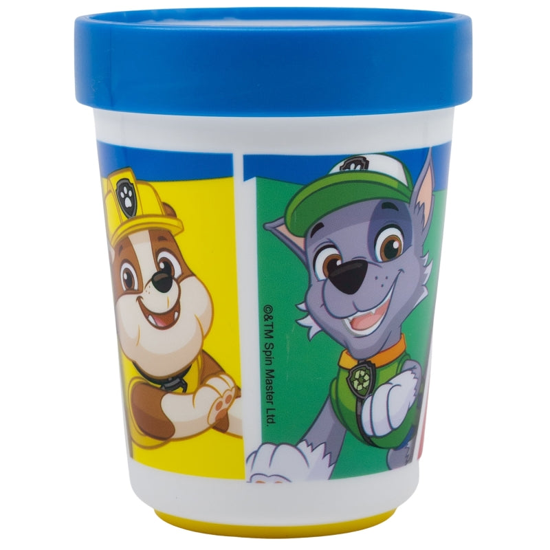 VASO ANTIDESLIZANTE PREMIUM BICOLOR 260 ML PAW PATROL PUP POWER - Imagen 1