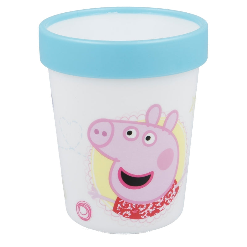 VASO ANTIDESLIZANTE PREMIUM BICOLOR 260 ML PEPPA PIG CORE - Imagen 2