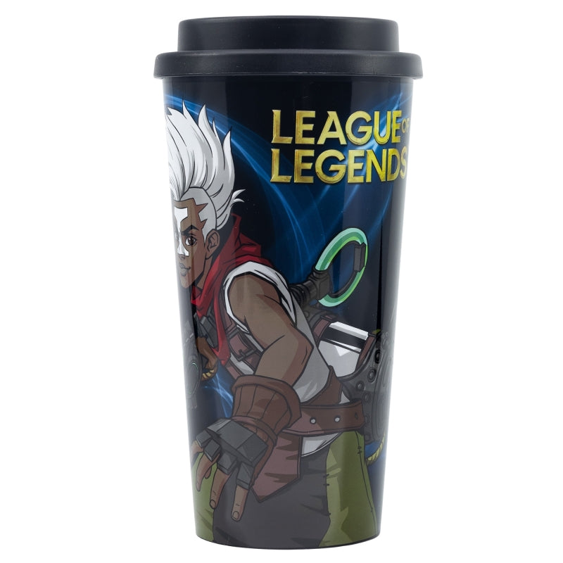 VASO CAFE DOBLE PARED 520 ML LEAGUE OF LEGENDS YOUNG ADULT - Imagen 1