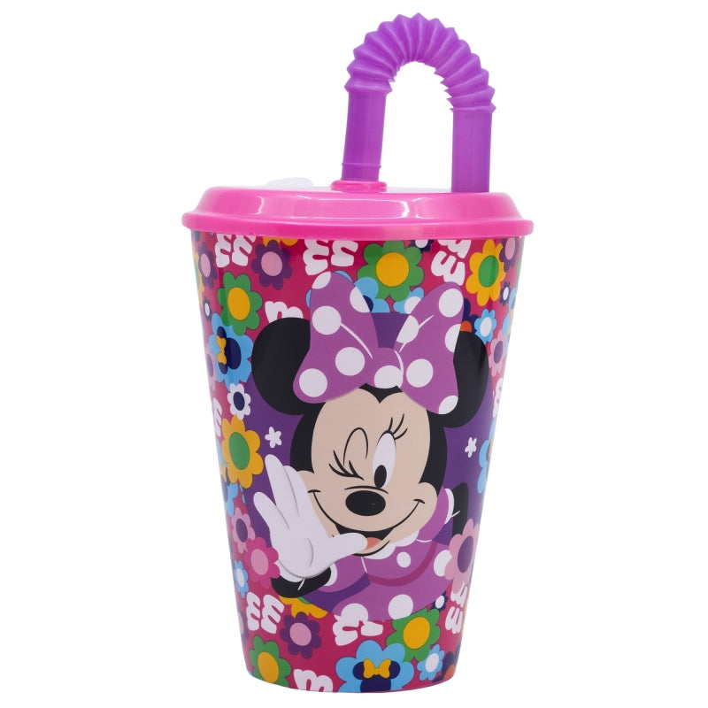VASO CAÃA EASY 430 ML MINNIE BOLD FLORALS - Imagen 1