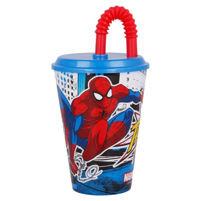 VASO CAÃA EASY 430 ML SPIDERMAN STREETS - Imagen 1