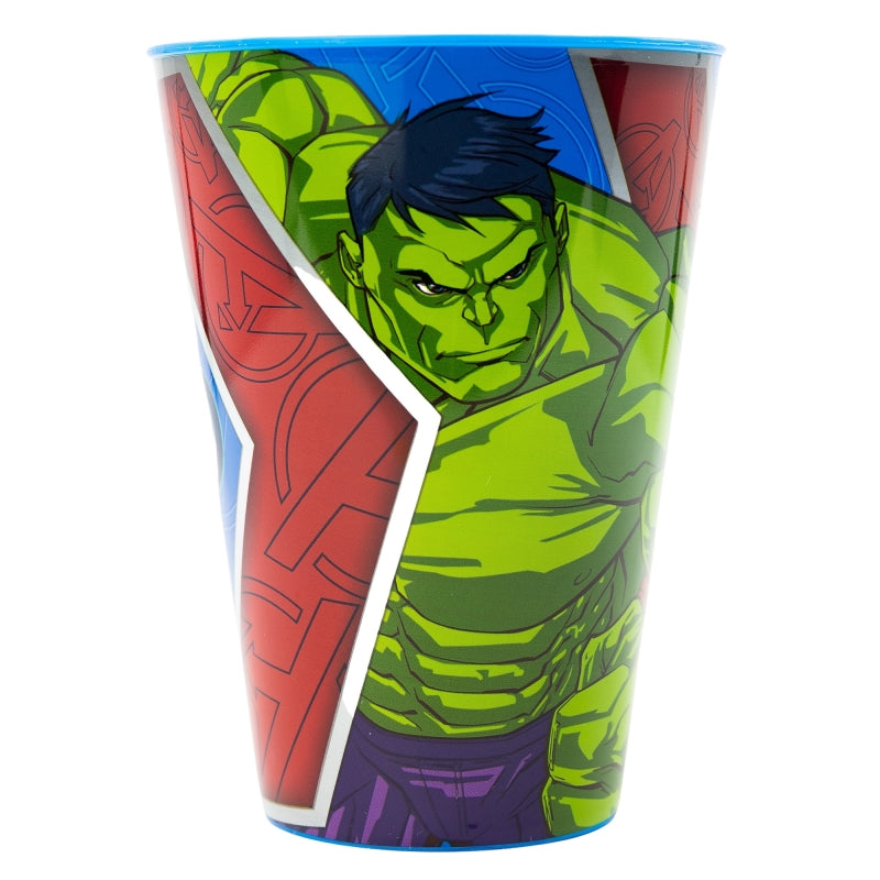 VASO EASY GRANDE 430 ML AVENGERS HERALDIC ARMY - Imagen 2