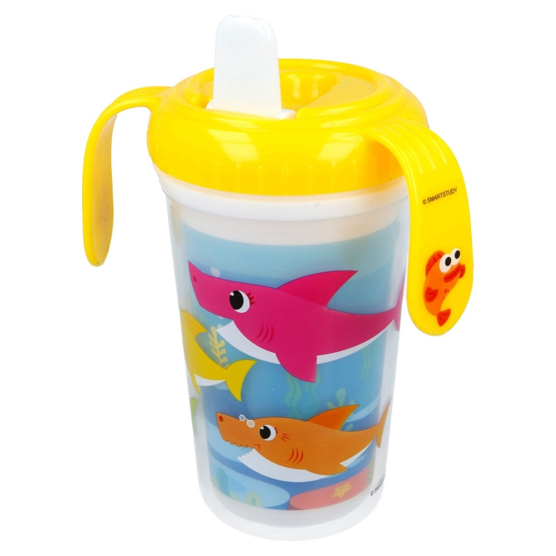 VASO ENTRENAMIENTO DOBLE PARED 320 ML BABY SHARK - Imagen 2