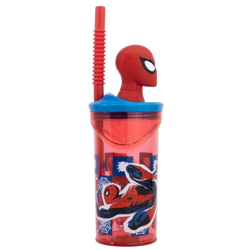 VASO FIGURITA 3D 360 ML SPIDERMAN MIDNIGHT FLYER - Imagen 2