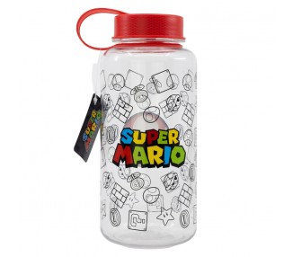 Stor botella deportiva tritan XL 1100 ml Super Mario Young Adult