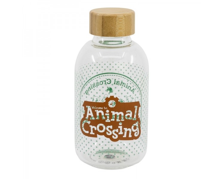 Stor botella de cristal pequeña 620 ml Animal Crossing