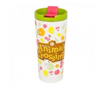 Stor vaso termo café acero inoxidable 425 ml Animal Crossing young adult
