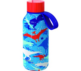 Quokka Kids botella termo solid con colgador Dinosaur  330 ML