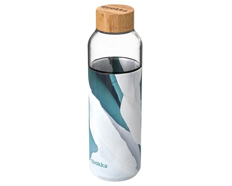 Botella Agua de Cristal, Capacidad De 360 ML. Libre BPA, Con Funda