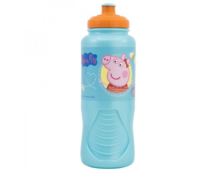 Botella de agua infantil reutilizable de aluminio de 530 ml de Peppa P
