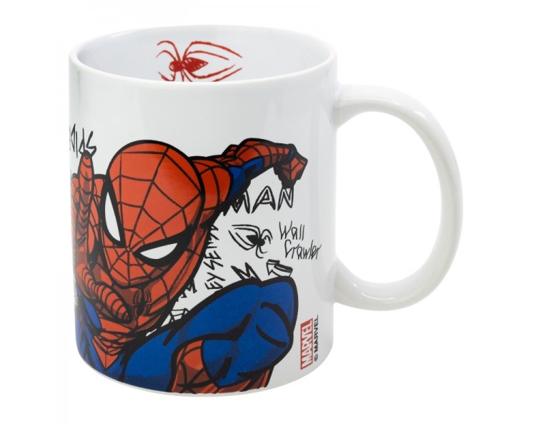 MOL3D - Taza con frase y dibujo. Regalo Original Spiderman - Un gran café  conlleva tener una gran taza - 350 ml : : Hogar y cocina