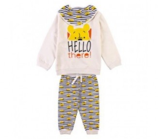 CHANDAL COTTON BRUSHED DISNEY WINNIE THE POOH