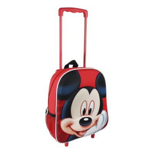 MOCHILA TROLLEY EVA 3D MICKEY DISNEY 25X31X10CM.
