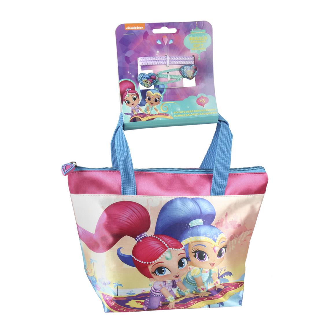 BOLSO ASAS SHIMMER & SHINE CON ACCESORIOS 27X21X9