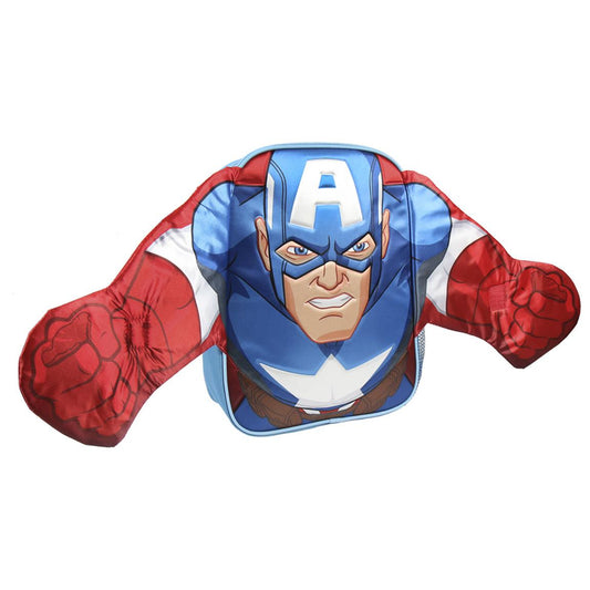 MOCHILA INFANTIL CAPITAN AMERICA DISNEY 31X25X10CM