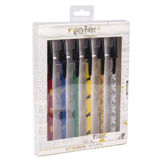 BOLÍGRAFO PACK x6 HARRY POTTER - Imagen 1