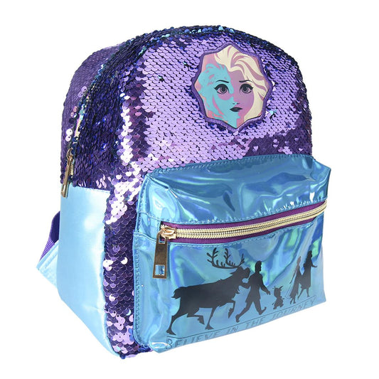 MOCHILA CASUAL LENTEJUELAS FROZEN 2