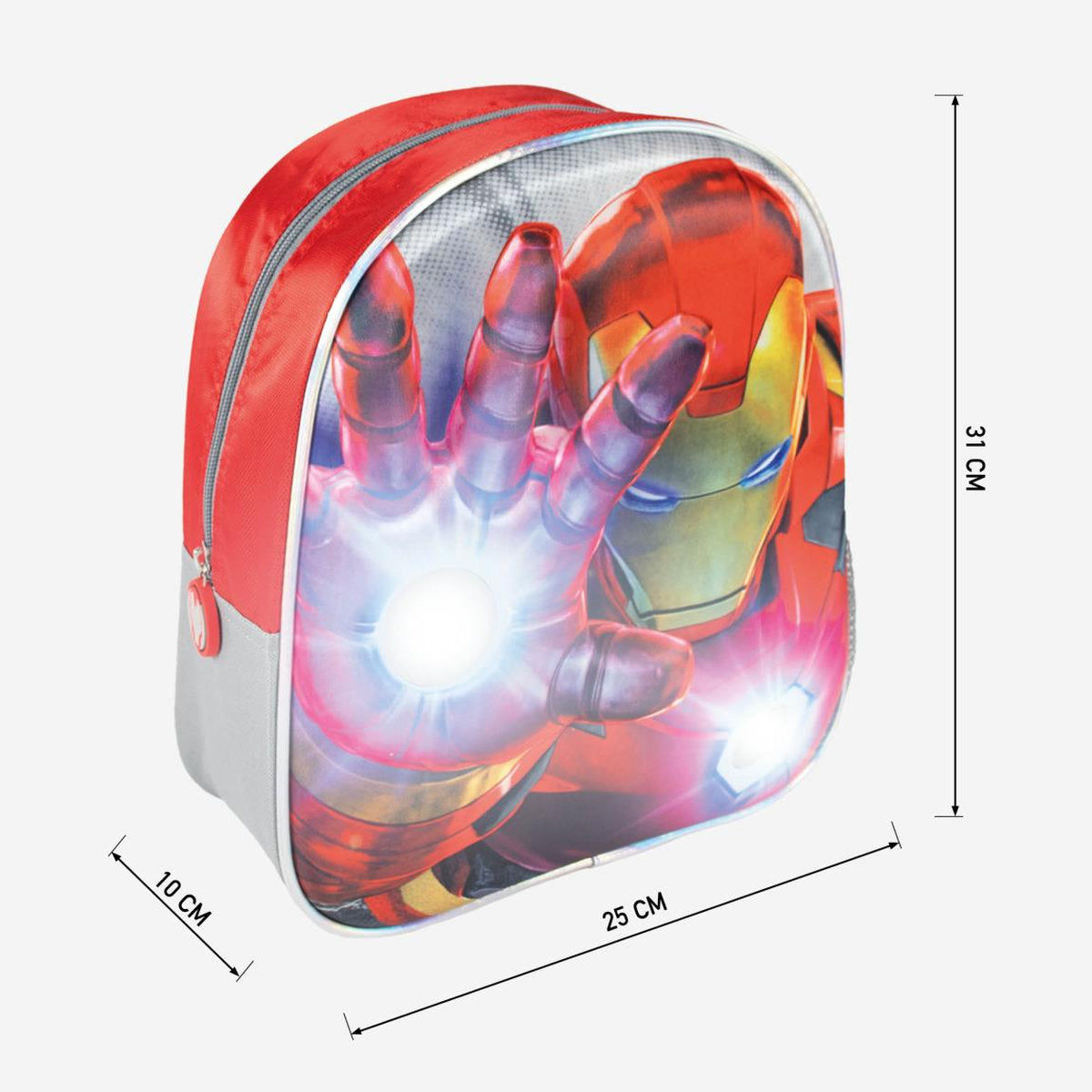 MOCHILA INFANTIL 3D LUCES AVENGERS