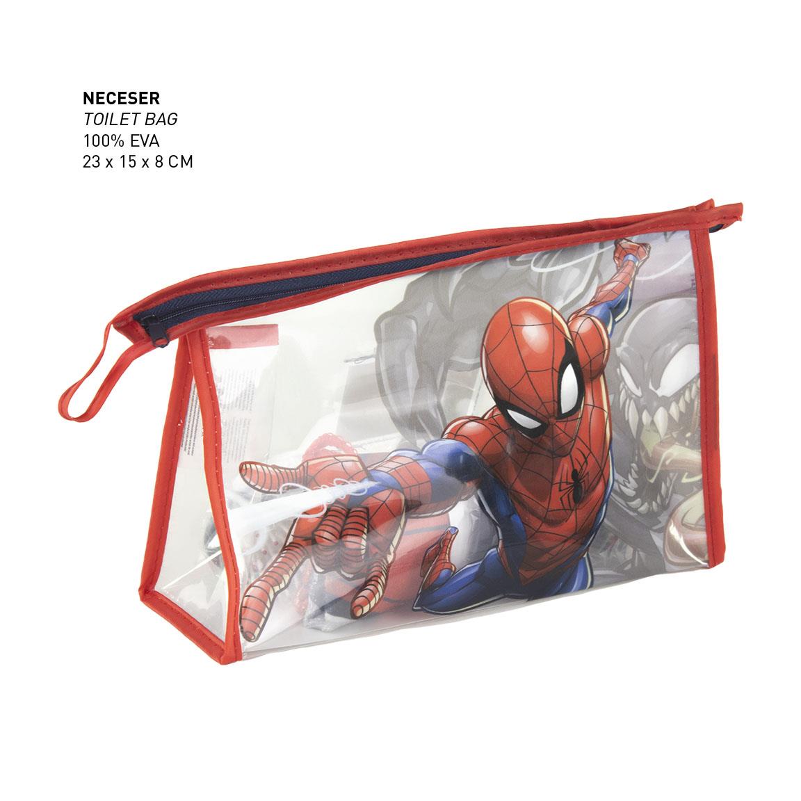 NECESER ASEO VIAJE ACCESORIOS SPIDERMAN