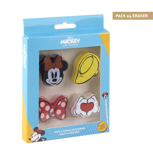GOMA DE BORRAR PACK x 4 MINNIE