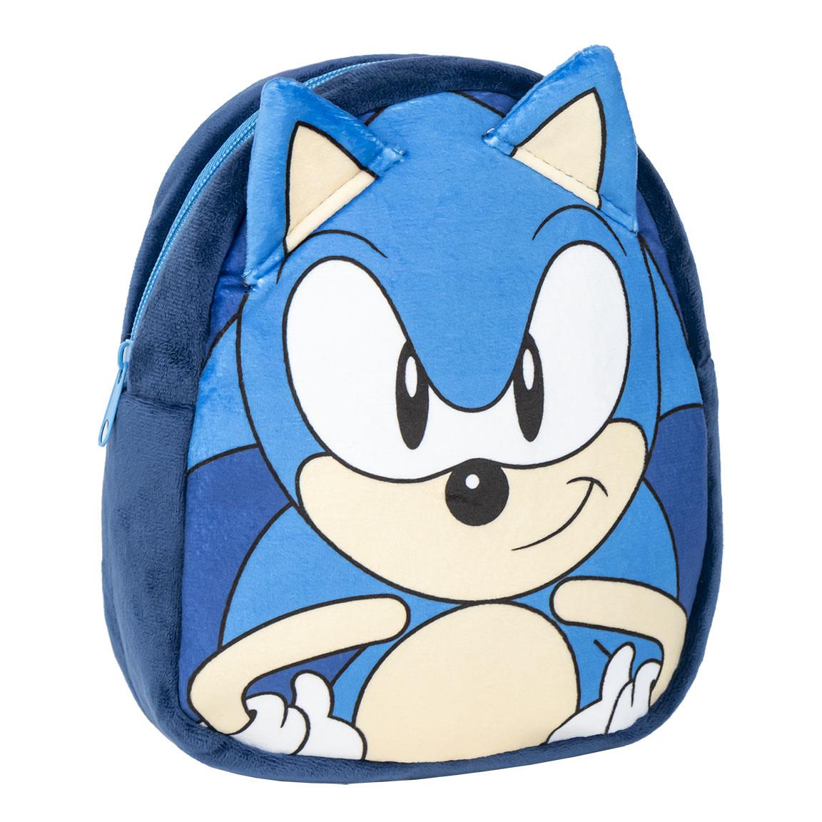 MOCHILA GUARDERIA PERSONAJE PELUCHE SONIC - Imagen 1