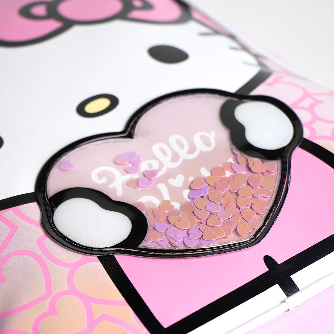 MOCHILA INFANTIL PERSONAJE APLICACIONES HELLO KITTY - Imagen 3