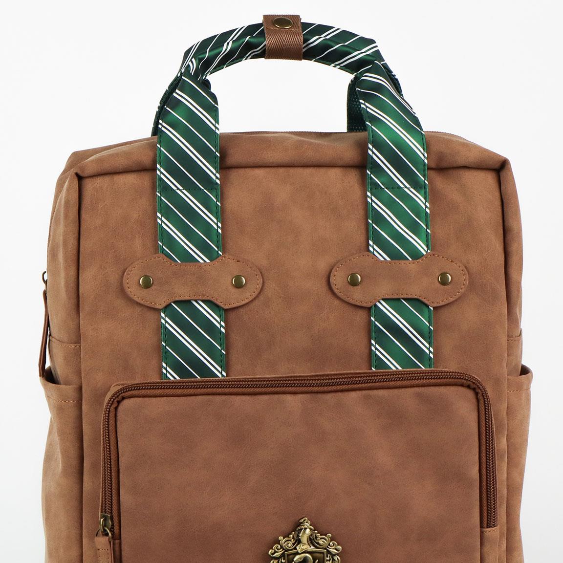 MOCHILA CASUAL MODA POLIPIEL HARRY POTTER SLYTHERIN - Imagen 3