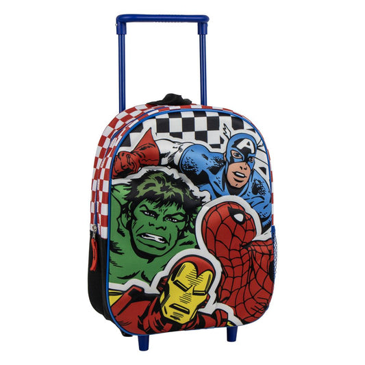 MOCHILA INFANTIL TROLLEY 3D AVENGERS - Imagen 1
