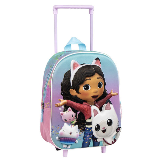 MOCHILA INFANTIL TROLLEY 3D GABBY´S DOLLHOUSE - Imagen 1
