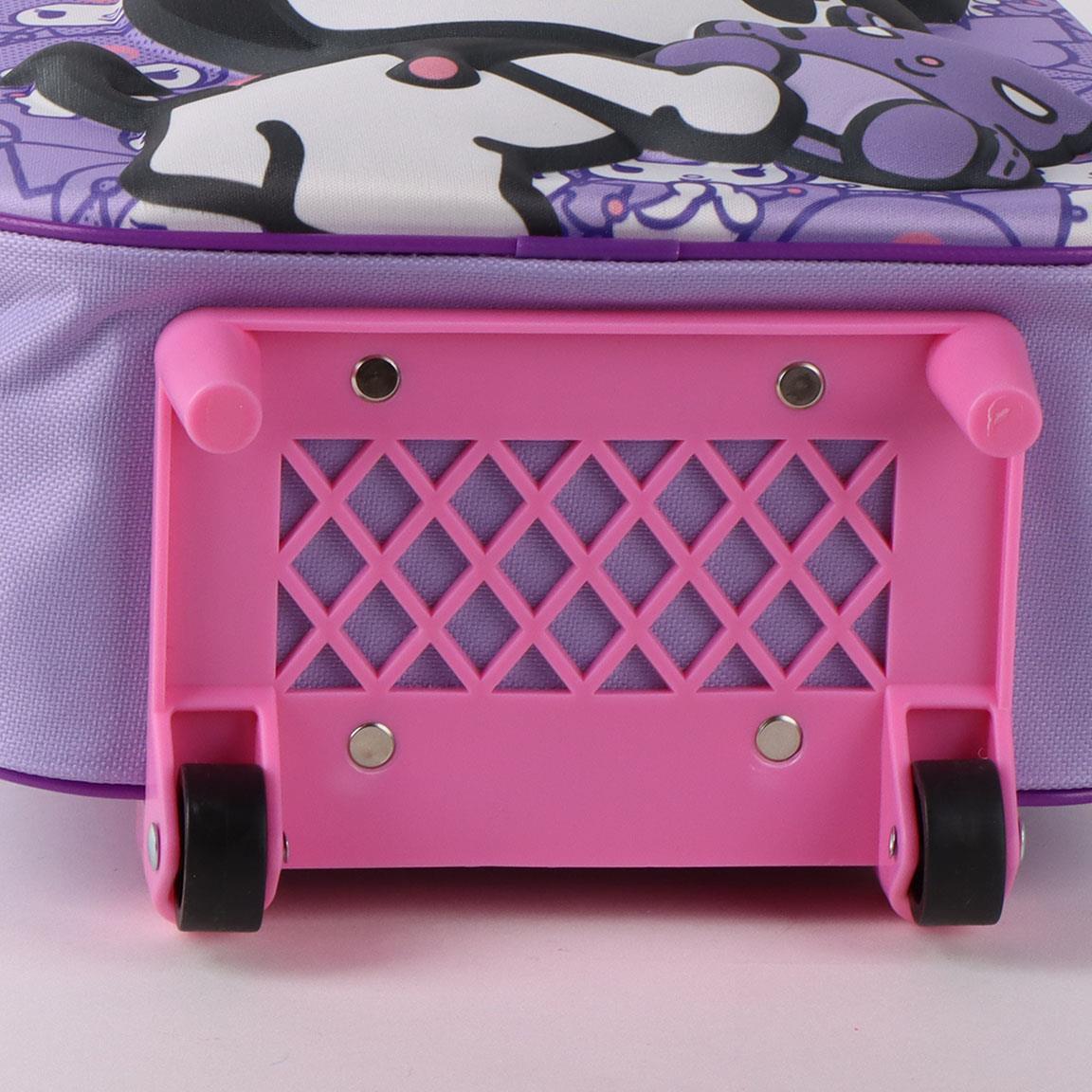 MOCHILA INFANTIL TROLLEY 3D HELLO KITTY KUROMI